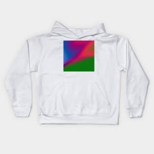 blue pink green abstract texture Kids Hoodie